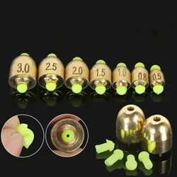 Plomo Cobre Drop Shot hundimiento rápido