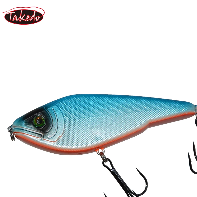 Cebo artificial de plástico, Jerkbait señuelo de lubina, cebos VIB, Wobbler, cebo Jerk para Lucio, anzuelos triples de níquel, RL16 - imagen 5