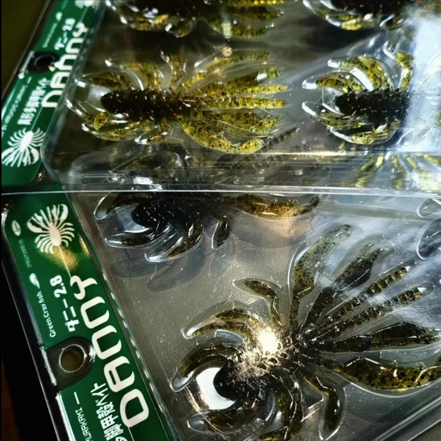 TSUNEKICHI Changyoshi [Camarón araña] 22 años nuevo sunfish bass black pit road subsoft worm bait - imagen 4