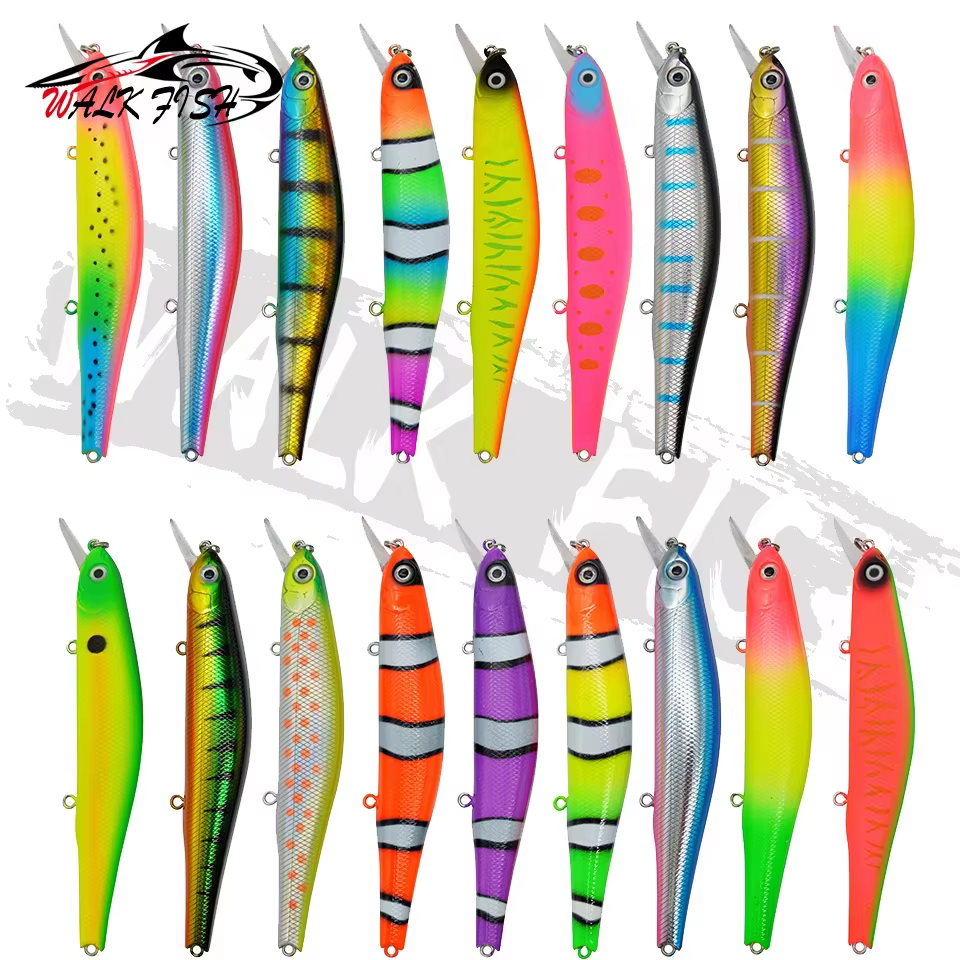 WALK FISH 17,5g 12,5 cm Minnow cebo Artificial Señuelos de Pesca Jerkbaits buena acción Wobblers señuelo duro equipo de pesca biónico trucha - imagen 2
