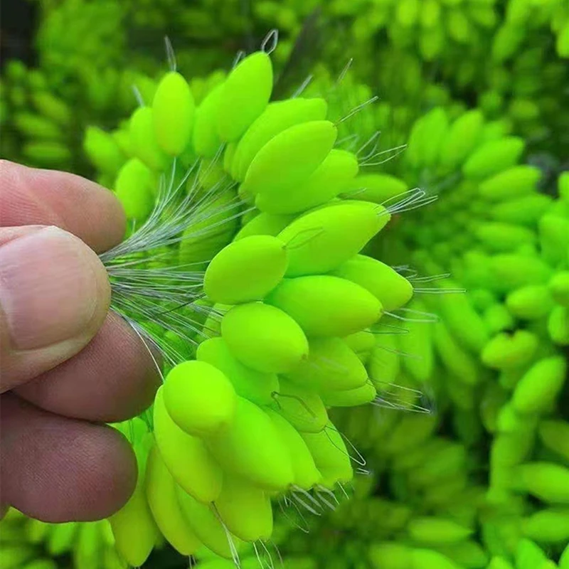 100Pcs Zeven Ster Float Foam Traditionele Groep Drijvende Ruimte Bonen Stopper Voor Zee Karper Vliegvissen Aas Vissen Vlotter gereedschap - imagen 5