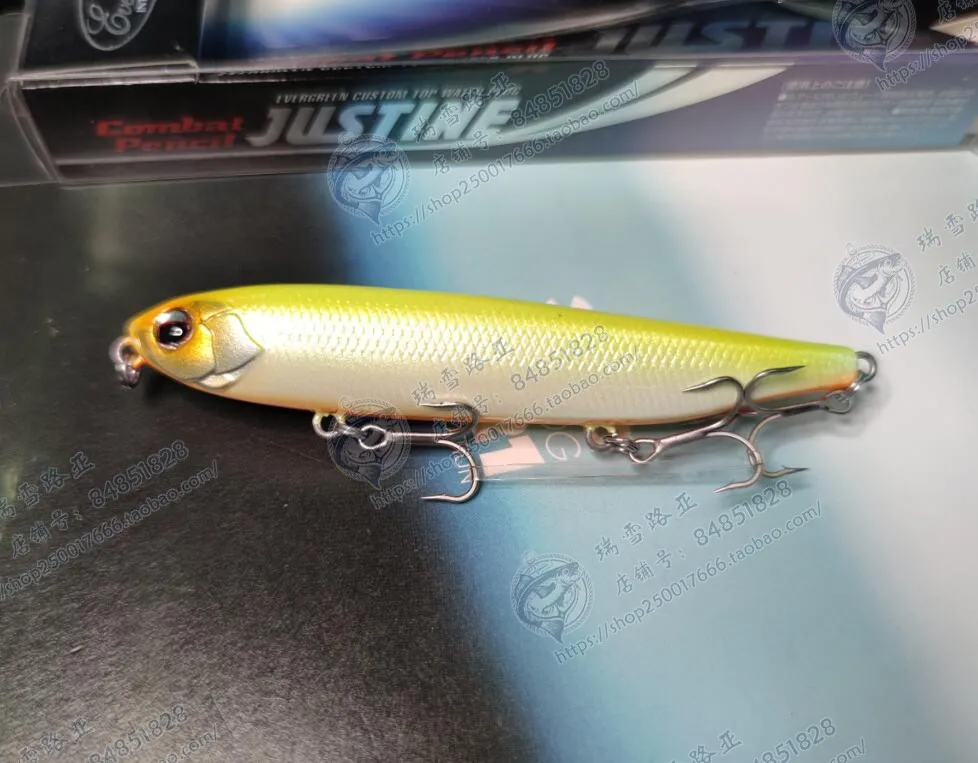 Lápiz flotador de superficie de agua, cebo de pez de 11g de largo alcance, Zigzag, EG JUSTINE, importado de Japón - imagen 3