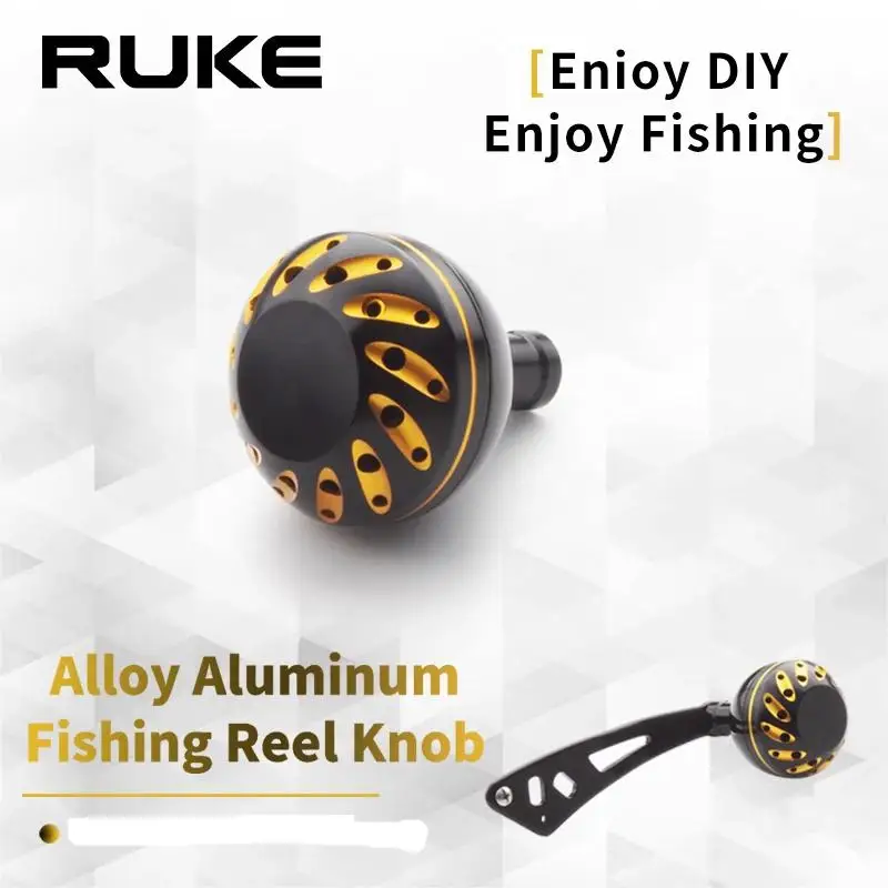 Ruke 1 perilla de mango de carrete de pesca para carretes giratorios Daiw/Shima diámetro 30mm peso 14g incluye 2 uds rodamientos 4 Uds arandelas - imagen 5