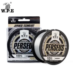 W.P.E 300m Nylon Fishing Line 0.28mm-0.40mm 13.3lb-27.1lb Monofilament Main Line Level Sinking Fishing Line Bass carp Fishing