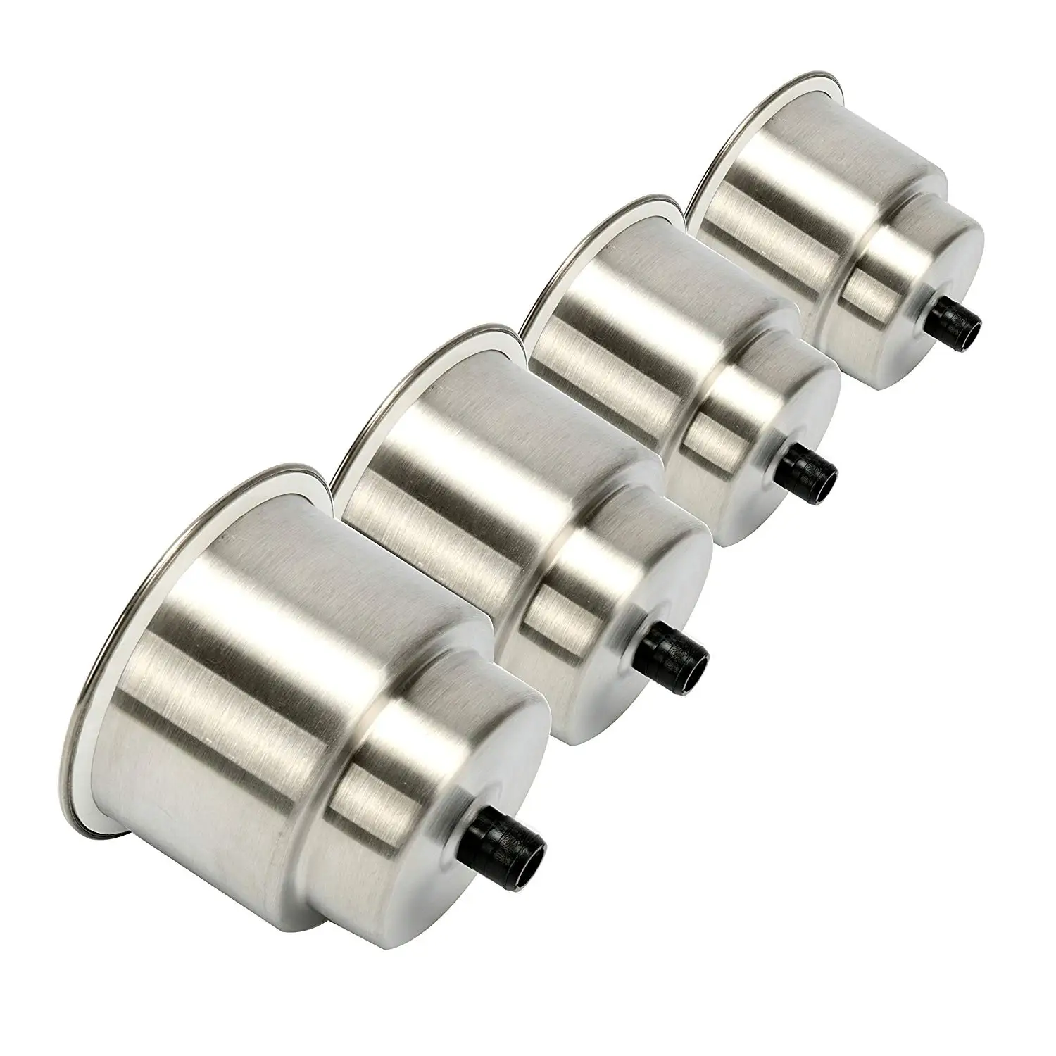 Portavasos de acero inoxidable para barco con soporte y drenaje - imagen 4