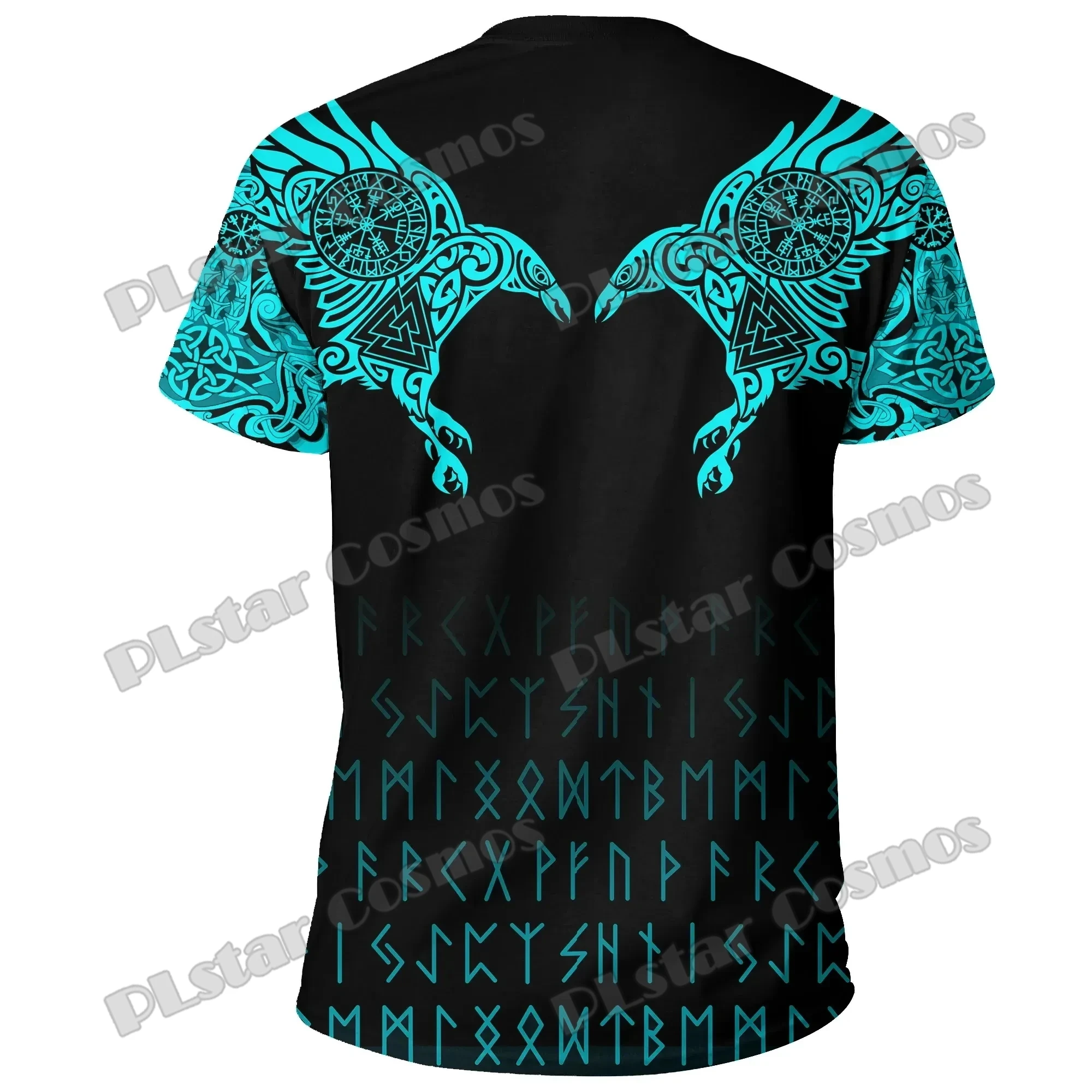 PLstar Cosmos Raven Of Odin – Camiseta estampado 3D pesca deportiva