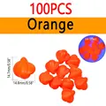 100pcs Orange