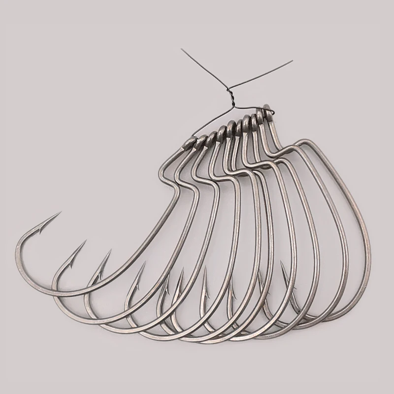 LUREHOLIC-anzuelo de gusano de PTFE, accesorios de pesca, de acero inoxidable - imagen 3