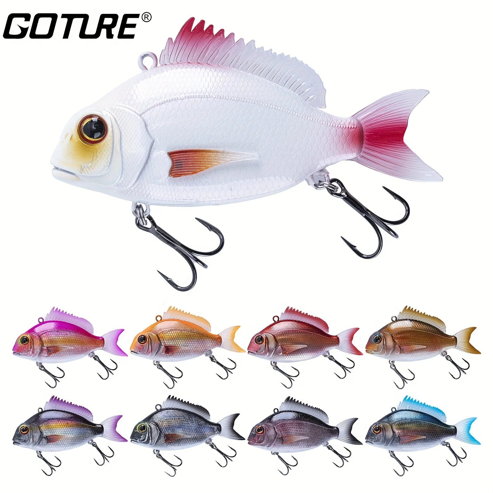 Señuelos de pesca Goture VIB Realista Vibración Hundimiento Invierno - imagen 2