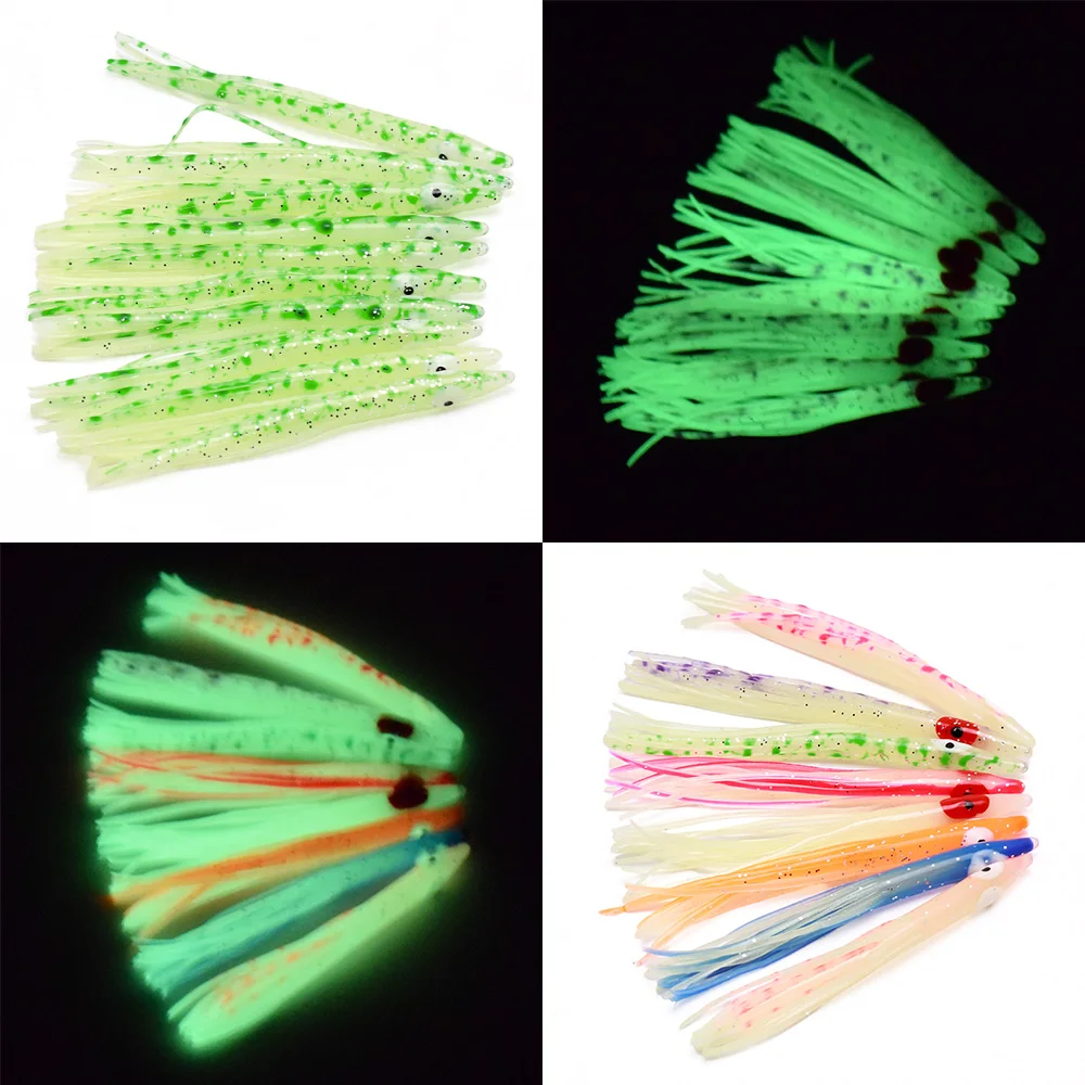 Señuelo de calamar biónico luminoso para pesca en mar – cebo suave - imagen 3
