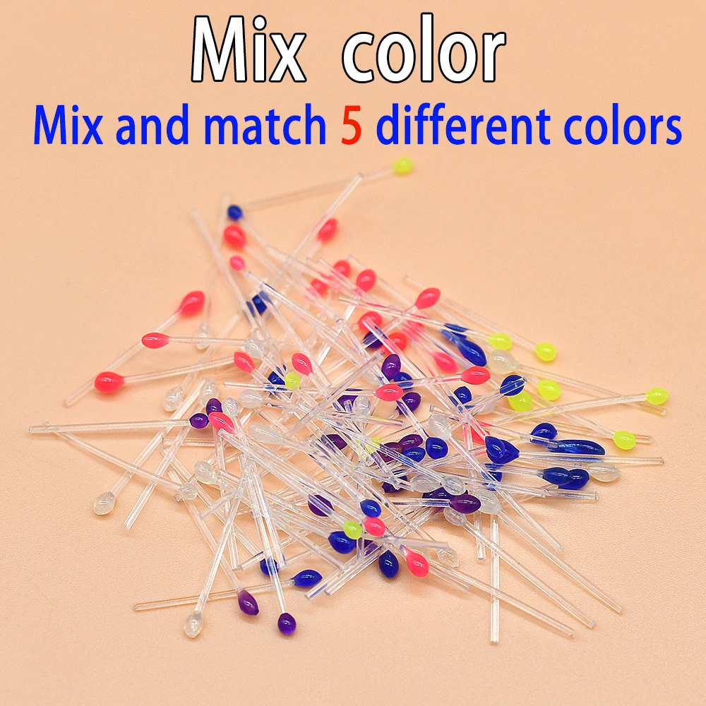 50 Uds. Ojos de cangrejo y camarón, materiales para atar moscas, ojos de señuelo para agua salada y Lucio, moscas, ojo de pesca - imagen 5