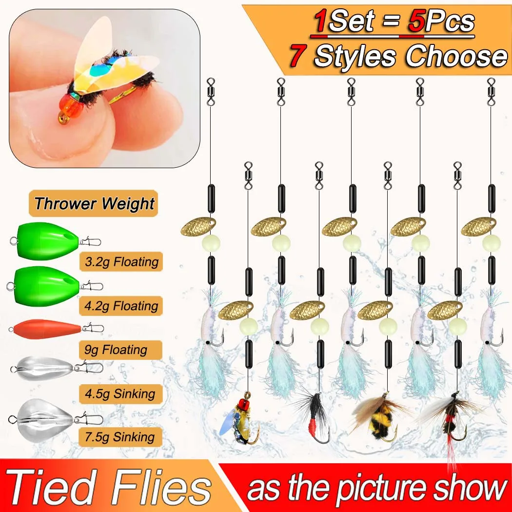 Cebos giratorios de metal para pesca, señuelo artificial - imagen 2