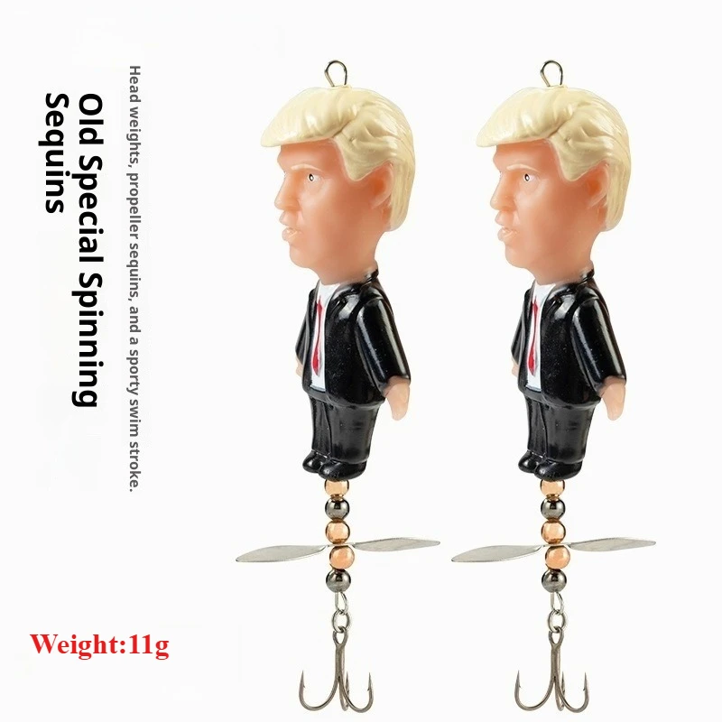 Cebo flotante para tractor Luya, cebo de pesca, lentejuelas de hélice de silicona, cebo de rana trueno de pesca