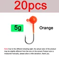 20 piezas de naranja de 5g