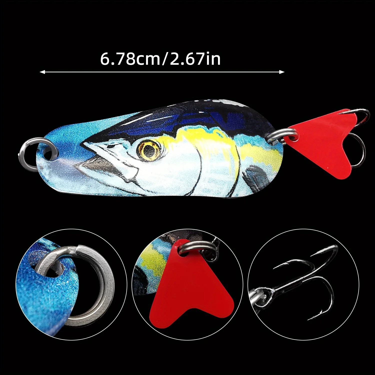 ANFS Cucharas para trucha y lubina – Señuelo con cucharilla - imagen 2