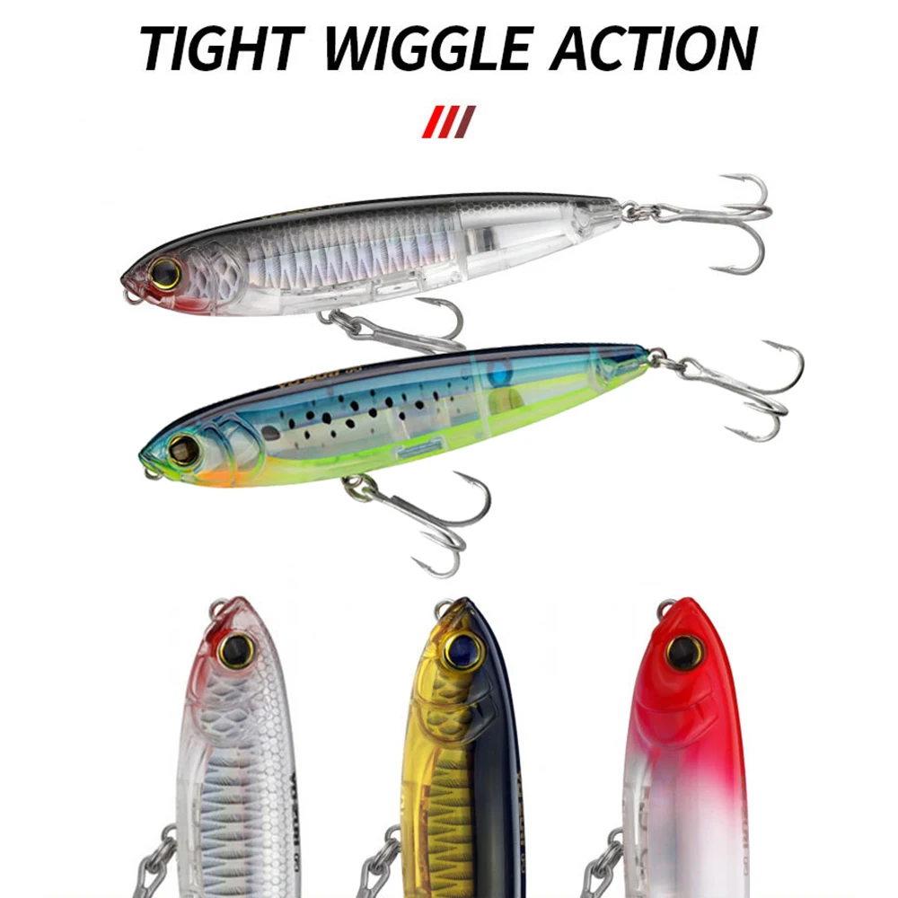 Señuelo de pesca de 10cm y 17,5g, cebo duro Artificial de fundición larga, Japan3DF Wobbler, flotante, para trucha y lubina - imagen 5