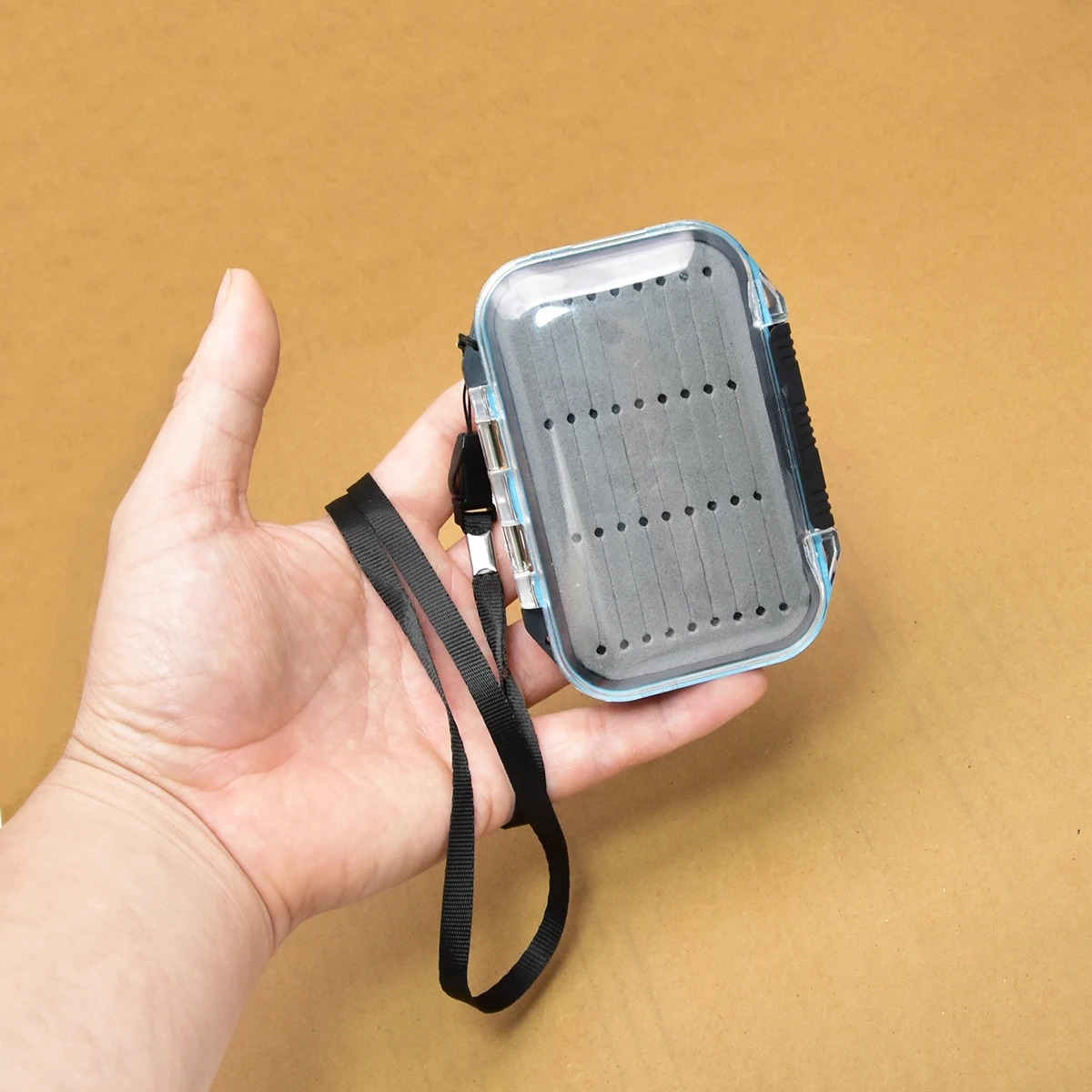 Caja de pesca con mosca impermeable, aparejos, cebo, almacenamiento de anzuelos, accesorio de pesca de plástico, organizador de herramientas para productos de pesca - imagen 4