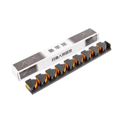 Soporte para caña de pescar naranja, montado en la pared, adecuado para varias cañas de pescar, soportes para caña resistentes y duraderos, barco de pesca