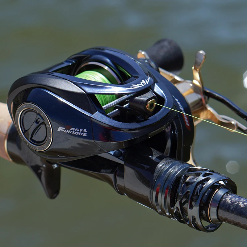 HISTAR Black Mamba II carrete baitcasting con freno magnético - imagen 2