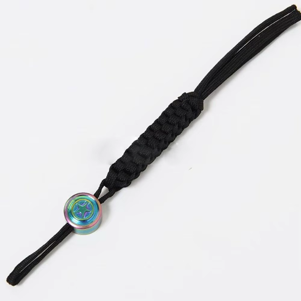 Cuentas de cuchillo TC4 de aleación de titanio, 7 estilos, colgante de cordón de cuchillo de alta calidad, cuerda de Paracord, cuentas de cuchillo EDC Multi herramientas - imagen 5