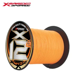 YGKX Colorfast X12 hebras hilo de pescar trenzado 100/150/200/300/500M Japón suave multifilamento pesca PE líneas agua de mar