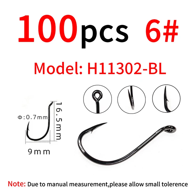 100pcs size 6