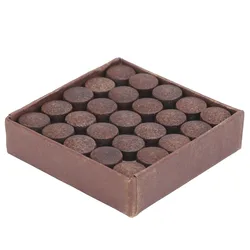 Puntas para taco de billar cuero marrón - Kit reposición
