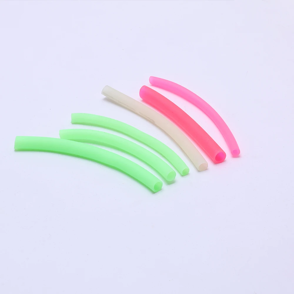 Tubo anti‑robo para sedal de silicona brillante – Pesca deportiva - imagen 3