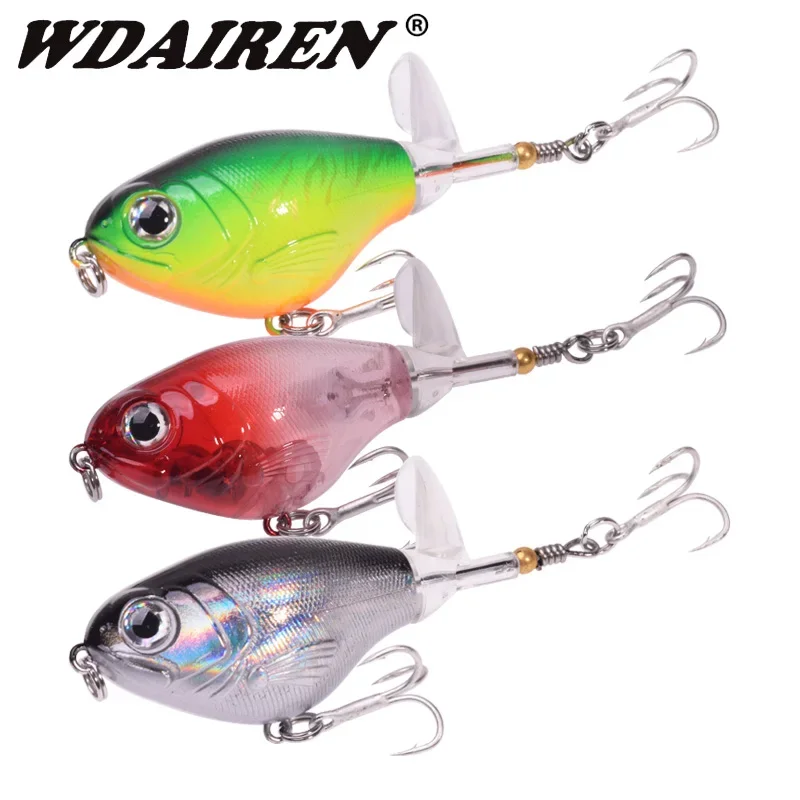 Señuelo de pesca con hélice giratoria de cola suave, 11g/16g, señuelos de bagre lubina para aparejos, cebos artificiales flotantes, Crankbait, 1 ud. - imagen 4