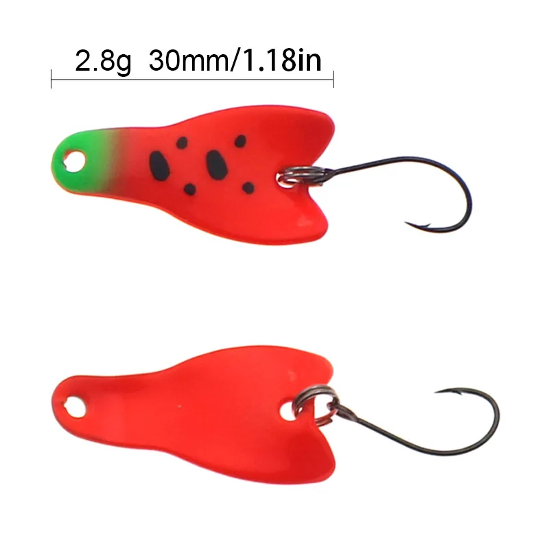 HISTOLURE-señuelo para trucha, cuchara pequeña, 2,8g, 30mm, colorido, UV, cobre, Metal, cuchara de pesca, señuelos para trucha - imagen 2