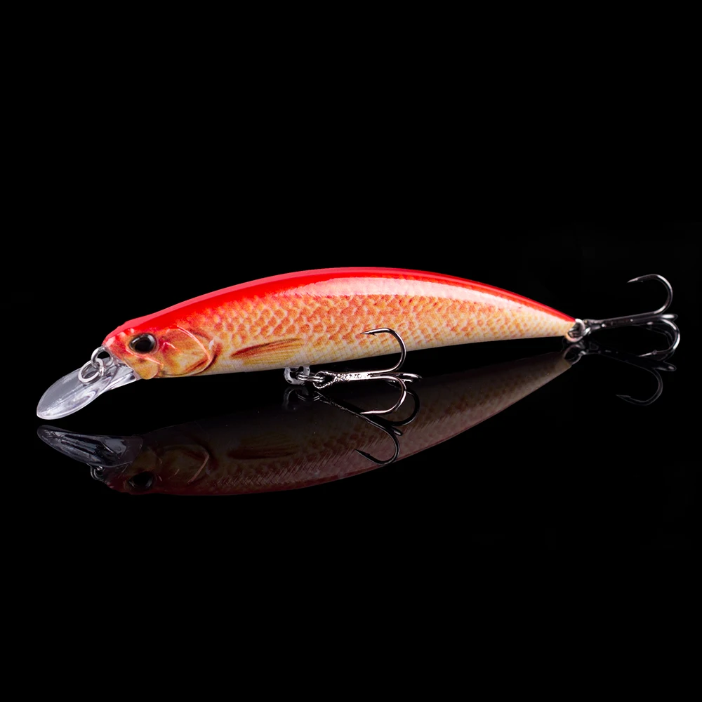 CCLTBA cebos de pececillo duro 11cm 15,5g Sinnking Wobblers Señuelos de pesca de plástico Crankbait Artificial señuelo de agua dulce aparejos de pesca - imagen 3