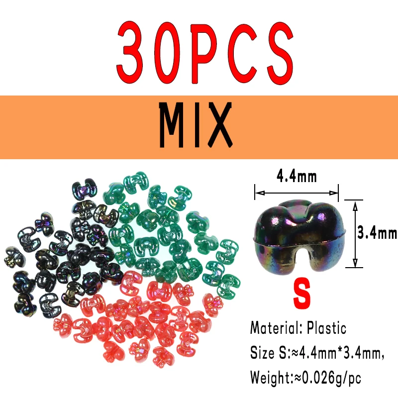 30PCS MIX S