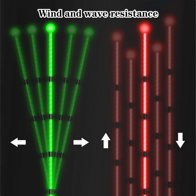 Flotador electrónico de pesca nocturna LED, decoloración sensible a la gravedad, 1 Cuenta, alta sensibilidad, accesorios de pesca al aire libre - imagen 5