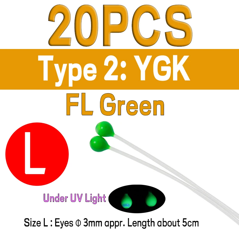 20pcs YGK L FLG