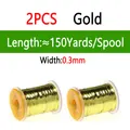 2pcs Gold