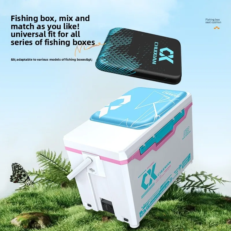Cojín asiento pesca impermeable acolchado extra grueso anti-dolor - imagen 4