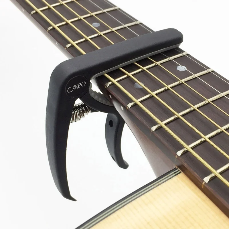 Cejilla de Guitarra de plástico para Guitarra eléctrica clásica acústica de 6 cuerdas, abrazadera de afinación, Accesorios para Instrumentos Musicales, Guitarra eléctrica - imagen 2