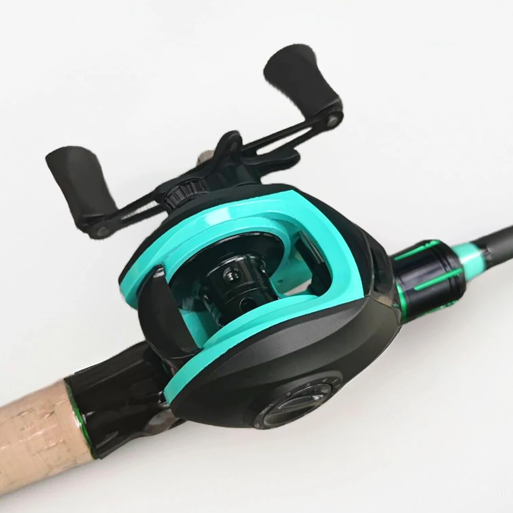 Carrete de pesca con señuelo de gota de agua, cebo para barco de fundición lejana, rueda de pesca, relación de engranaje 7,2: 1, 18 + 1BB, arrastre máximo de 10kg para Lucio - imagen 4