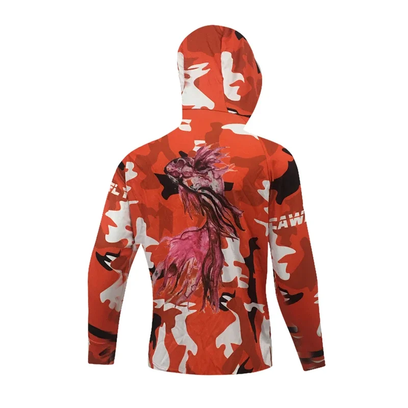 Ropa de pesca de secado rápido antimosquitos para hombre, equipo transpirable de verano para exteriores, protección UV, diseño uniforme largo - imagen 4