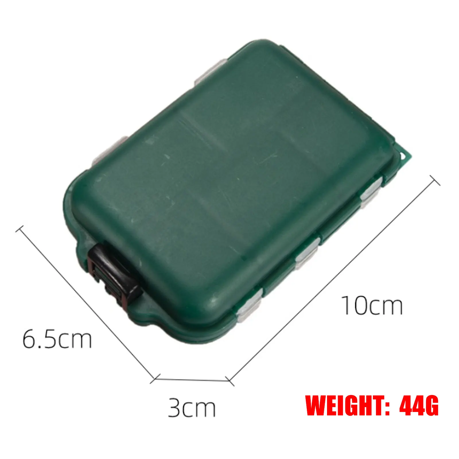 Caja de pesca de alta resistencia, compartimentos de plástico, almacenamiento de accesorios, contenedor de aparejos, organizador ajustable - imagen 2