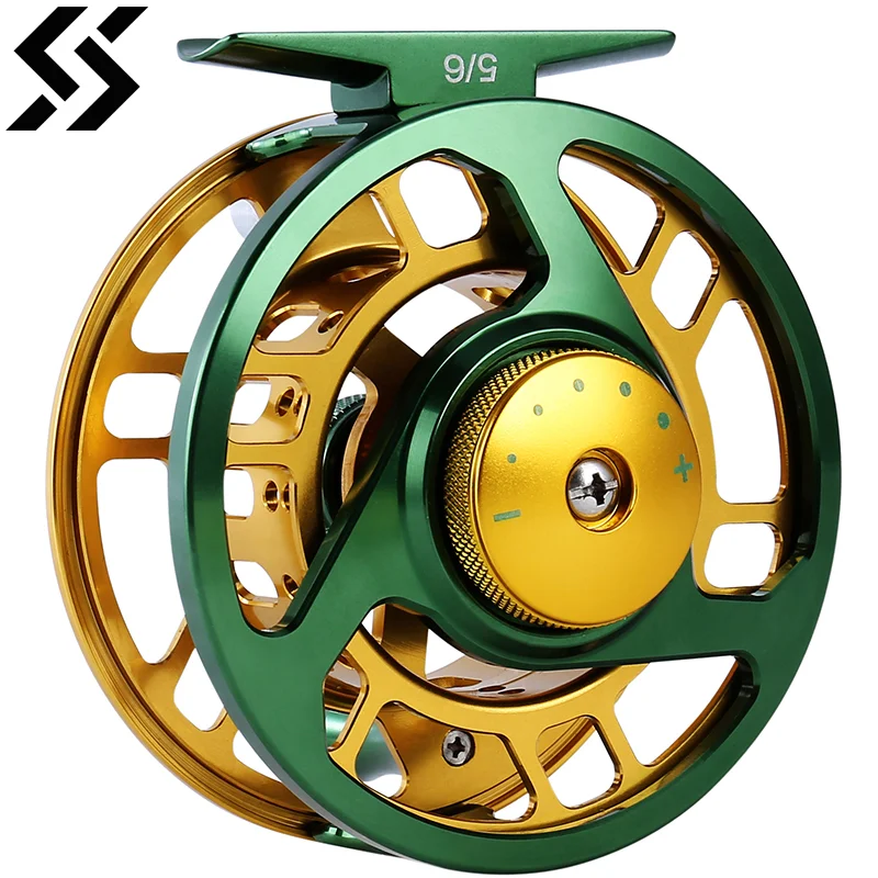 Carrete Pesca Mosca Sougayilang Aluminio – Micro Ajuste Freno