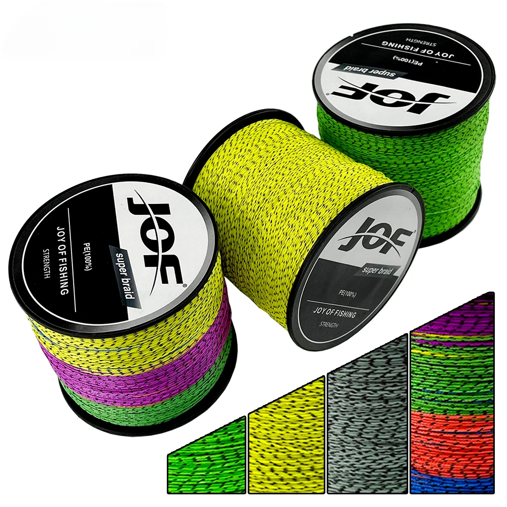 Sedal de Pesca trenzado de 8 hebras, 300M, 500M, hilo de Pesca PE con punto Invisible, multifilamento 18-78LB, sedal de Pesca suave - imagen 3