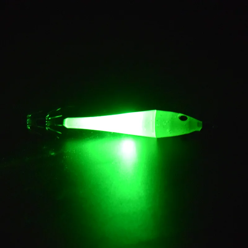 Señuelo LED subacuático con gancho doble de calamar – Cebo de camarón - imagen 2