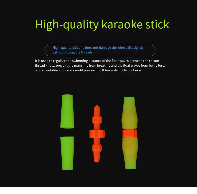 10 unidades de tapones flotantes antiviento para caña de pescar, aparejos de pesca, accesorios de pesca, herramientas - imagen 5