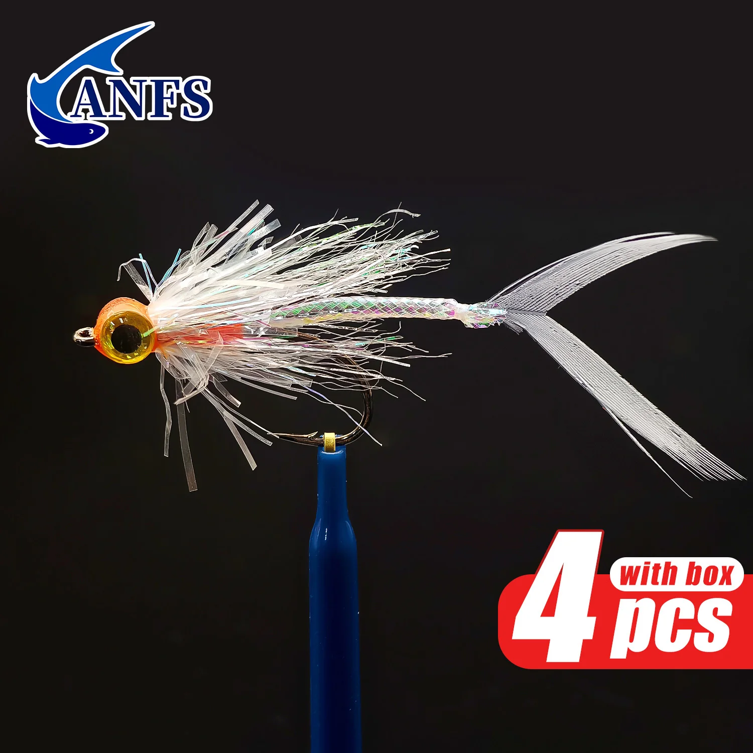 ANFS Moscas Streamer para pesca en agua dulce y salada - imagen 4
