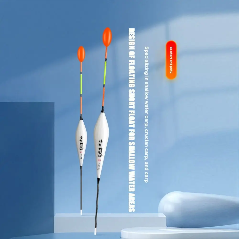 Señuelo de pesca rocosa con indicador, flotador, tubo de deriva antideslizante, flotadores de cola triangular llamativos, Bobbers sensibles y llamativos, 5 uds.