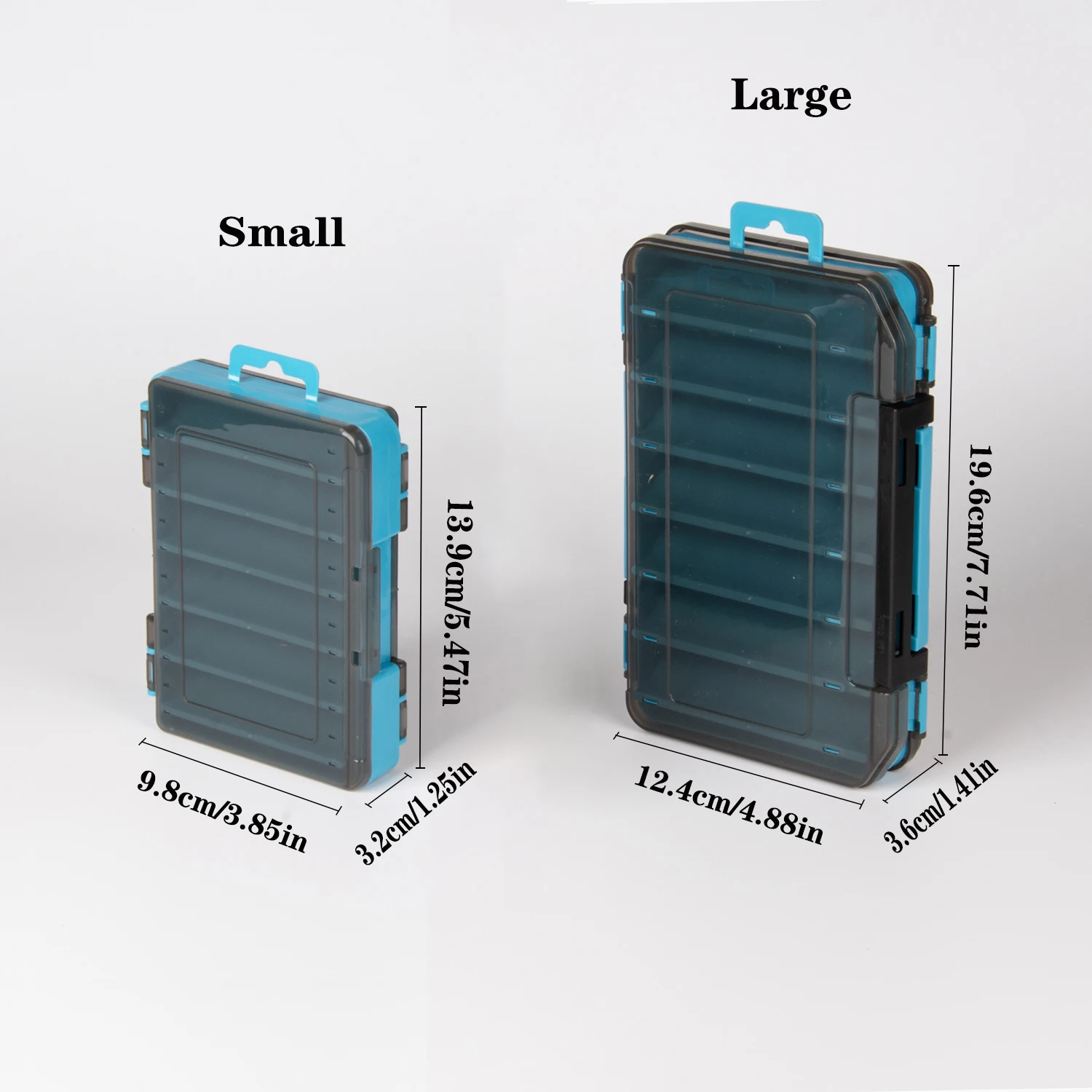 Caja de aparejos de pesca con compartimentos para señuelos - imagen 2