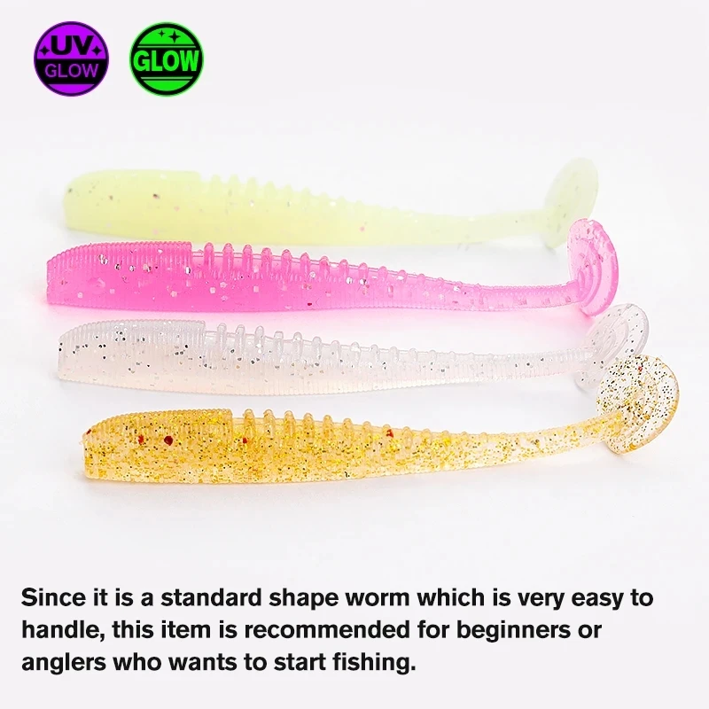 TSURINOYA FLEX cebo suave silicona UV para ajing rockfish - imagen 4