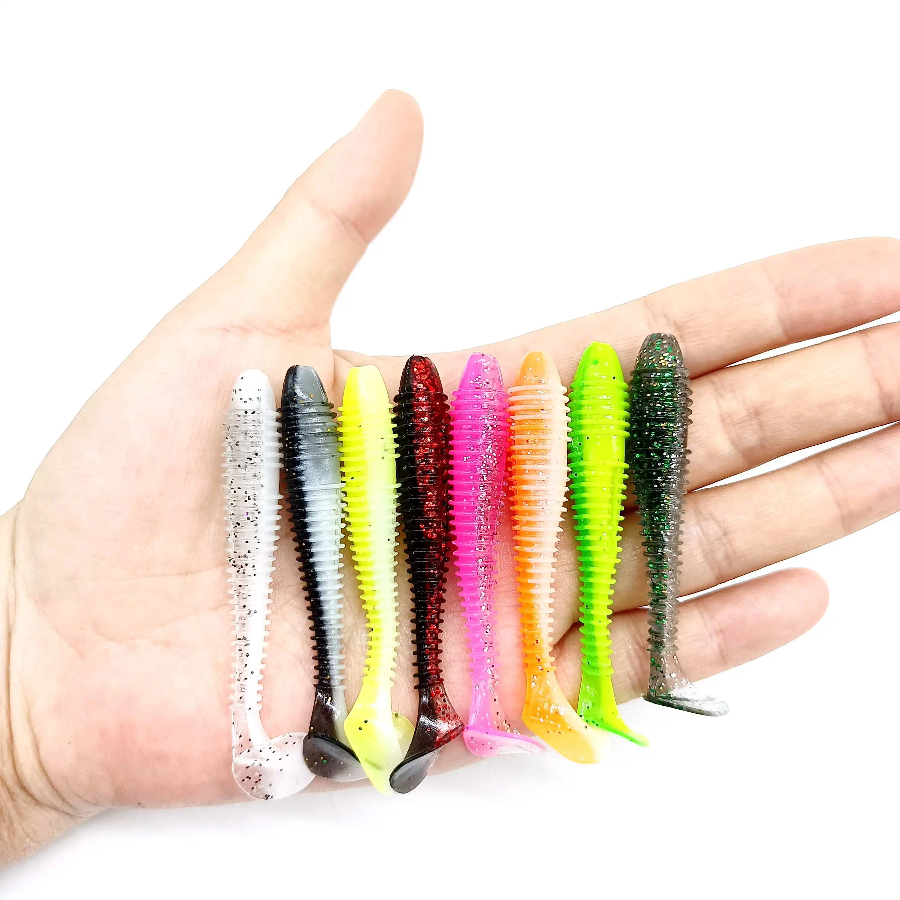 Vinilos hundimiento PVC DUODUOYU – Cola en T para lubina y carpa - imagen 5
