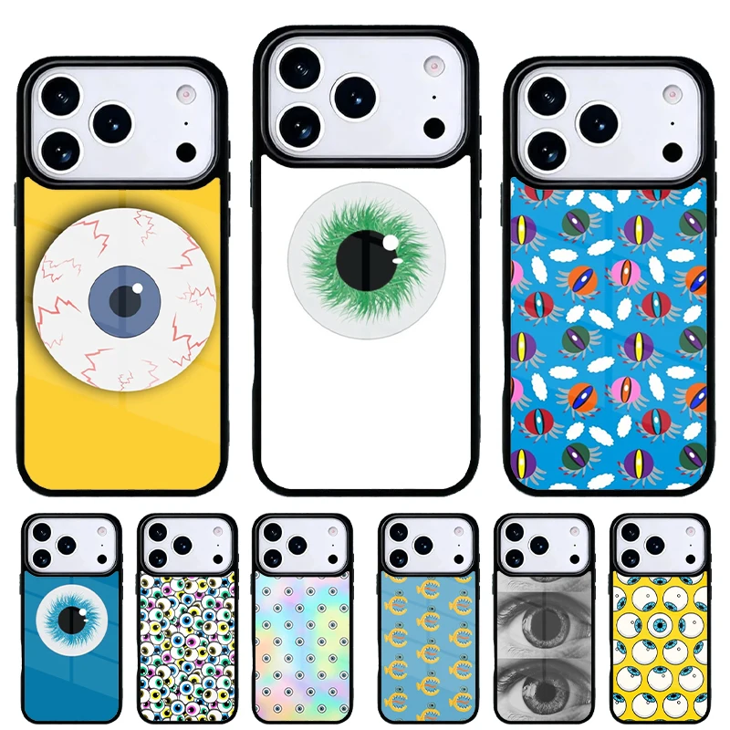 Funda iPhone Ojos Locos Trasera – Compatibilidad 11-17 Pro Max